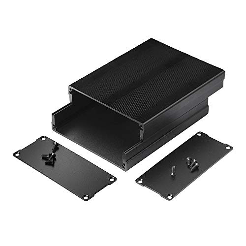 Eightwood Aluminum Electronic Project Box Enclosure Split Body Case DIY 4.72 x 3.82 x 1.57 inch (LxWxH) - Image 1