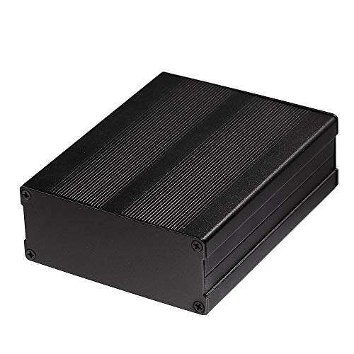 Eightwood Aluminum Electronic Project Box Enclosure Split Body Case DIY 4.72 x 3.82 x 1.57 inch (LxWxH) - Image 2