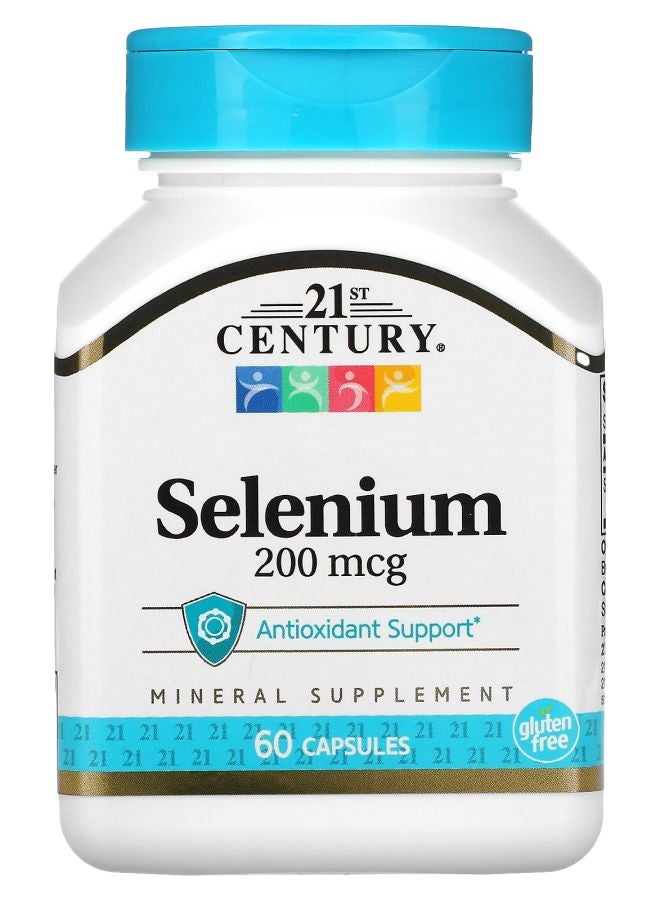 سيلينيوم 200 ميكروغرام 60 كبسولة