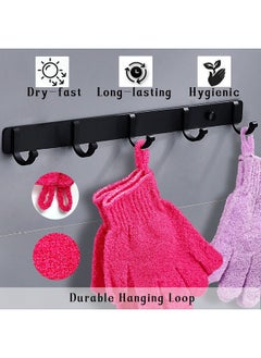 CVNDKN Shower Gloves,24 Pcs Exfoliating Bath Gloves,Body Scrub Gloves with Hanging Loop for Beauty Spa Massage Skin Shower Body Scrubber-12 Colors  - Image 3