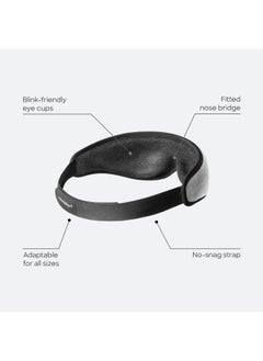 OSTRICH PILLOW Ostrichpillow Eye Mask Sleep Mask - 100% Blackout, No Pressure On Eyes, Soft & Breathable, Adjustable Fit, Sleep Mask for Women Men, Travel Bag Included  - Image 2