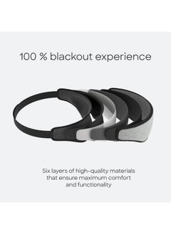 OSTRICH PILLOW Ostrichpillow Eye Mask Sleep Mask - 100% Blackout, No Pressure On Eyes, Soft & Breathable, Adjustable Fit, Sleep Mask for Women Men, Travel Bag Included  - Image 3