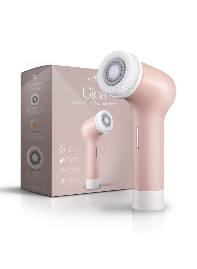 Project E Beauty Gloa Face And Body Cleansing Brush By Project E Beauty 3 Cleaning Brushes Pore Cleaner Scrub Brushes For Cleaning Exfoliate For Face & Body Brush Cleaner For Body Waterproof Skin Care Kit - Image 1