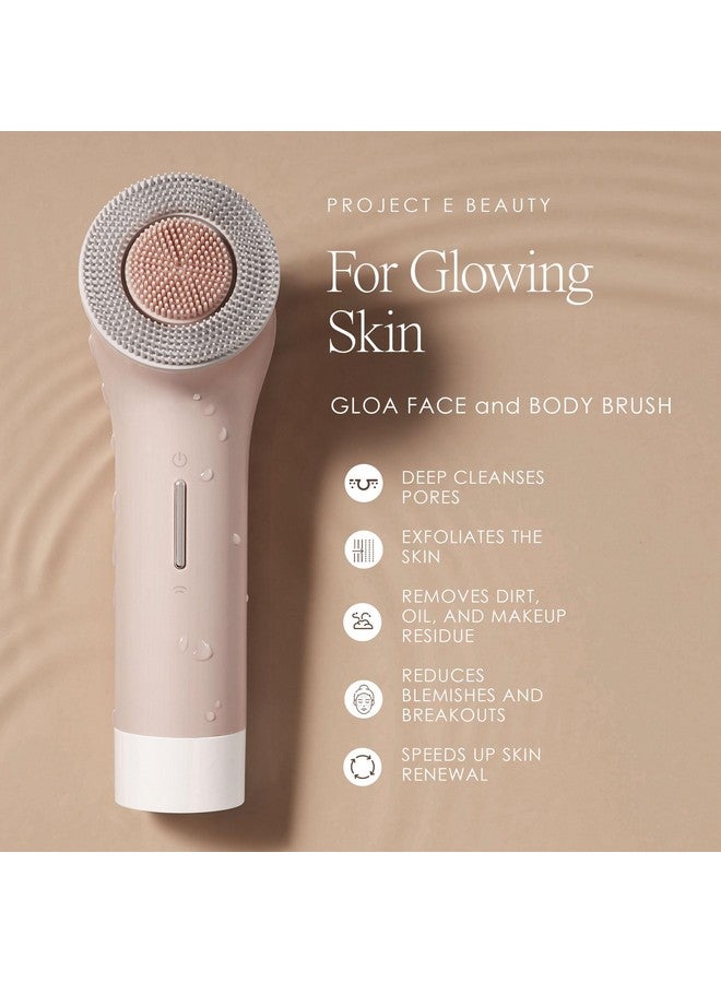 Project E Beauty Gloa Face And Body Cleansing Brush By Project E Beauty 3 Cleaning Brushes Pore Cleaner Scrub Brushes For Cleaning Exfoliate For Face & Body Brush Cleaner For Body Waterproof Skin Care Kit - Image 2