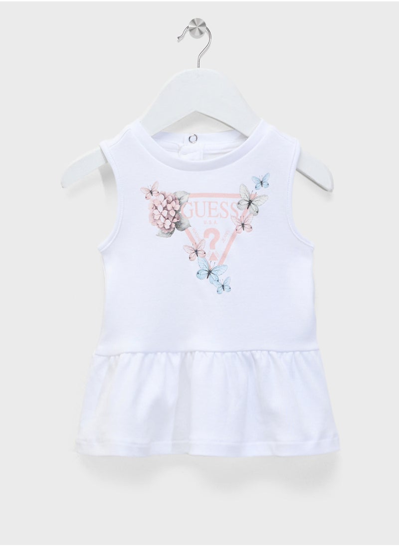 GUESS - Kids Interlock Sleeveless Dress - Image 1