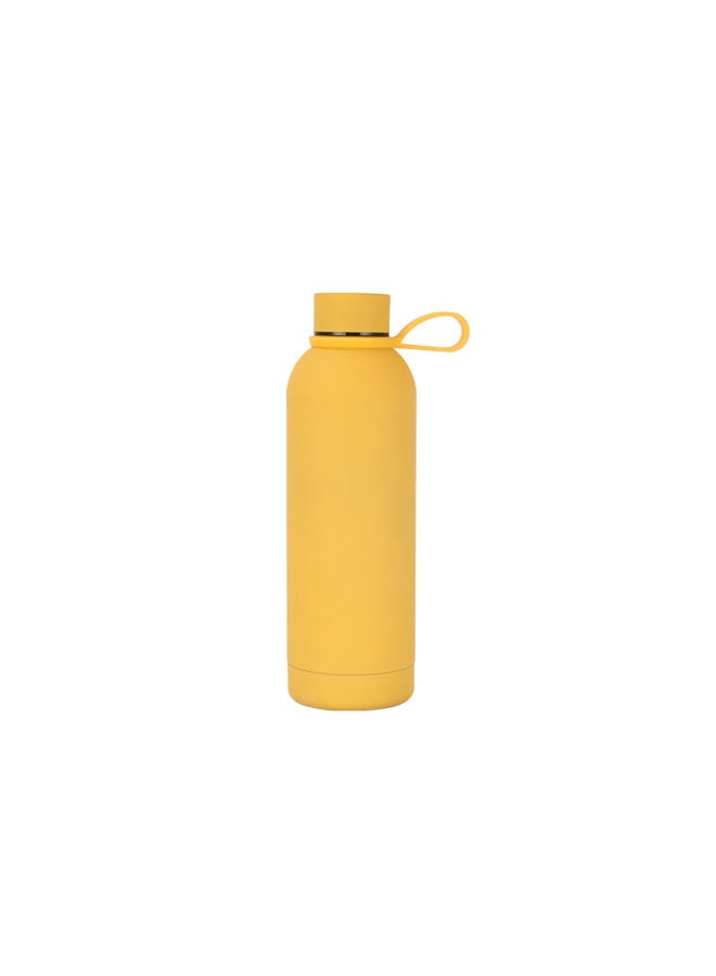 304 American Small Mouth Bottle Thermos Cup Outdoor Portable Large Capacity Sports Water Cup Rubber Paint Gift Cup