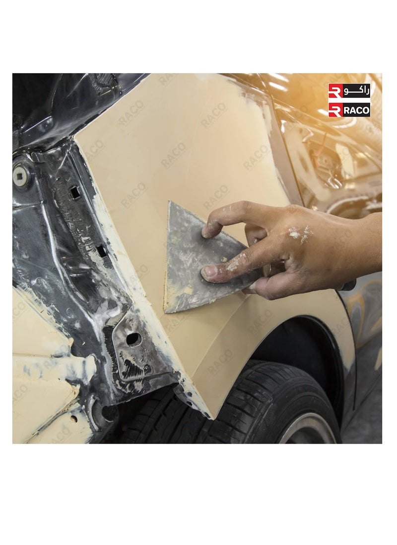 RACO National Paints Polyester Putty Body Filler for Body Scratches, Wood, Automotive, Marine, and Yacht Steel Putty High Adhesion 1.5 Kilograms  - Image 4