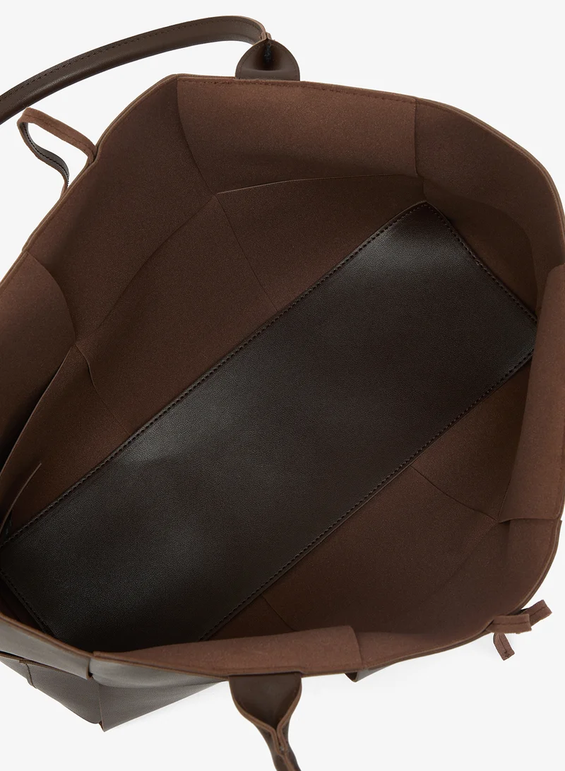 GLAMOROUS  Oversized Woven Tote for Women | Best Price UAE