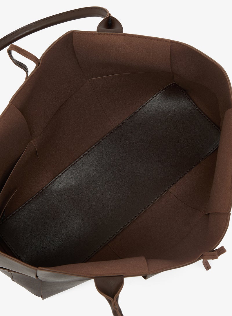 GLAMOROUS Oversized Woven Tote - Image 4