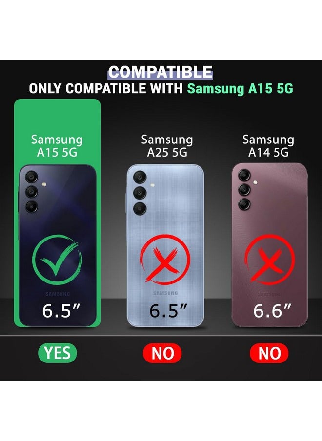 ذا جيفت كارت غطاء خلفي ناعم من TheGiftKart لهاتف Samsung Galaxy A15 5G | أفضل حماية للكاميرا | سدادات غبار مدمجة ومقبض مضاد للانزلاق | غطاء خلفي رفيع للغاية وشفاف لهاتف Samsung A15 5G (سيليكون، شفاف)  - Image 2
