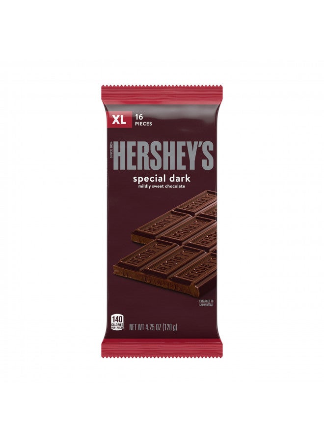 Hershey's HERSHEY'S SPECIAL DARK Mildly Sweet Dark Chocolate XL, Candy Bulk Pack, 4.25 oz (12 Count)  - Image 3