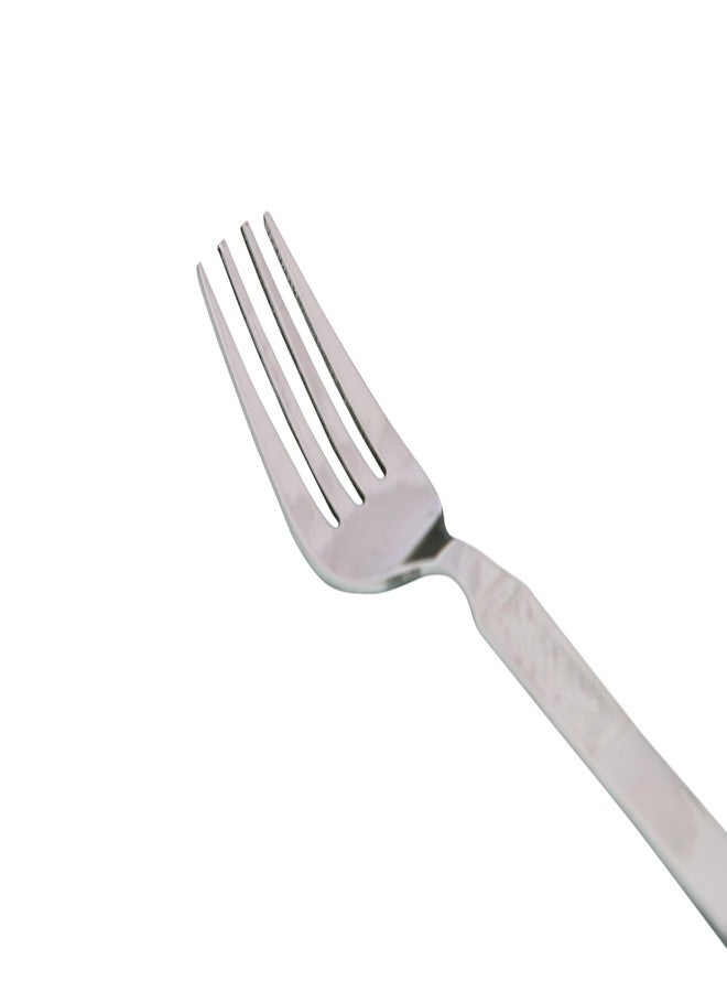 Dev Industries Stainless Steel Forks Set of 12-Fork Set for Home and Kitchen, Fruit Fork for Dining Table, Shiny and Sturdy Handle Fork 18 cm, Silver(17 Gauge) (Desert Fork (Prince), Pack of 12) - Image 4