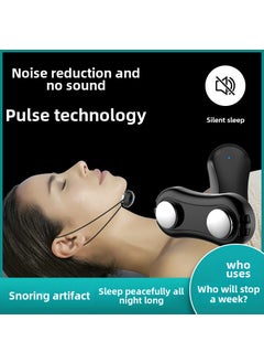 Generic Anti-Snoring Device for Quiet Sleep Black 