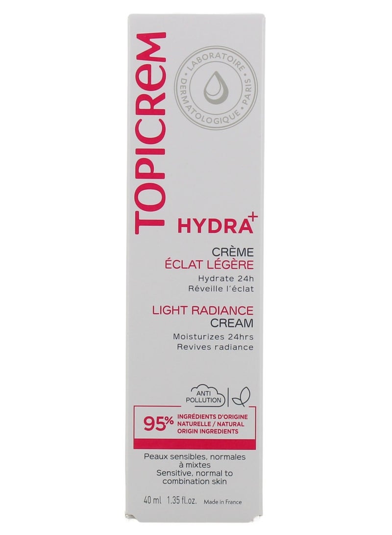 توبي كريم كريم توبيكريم هيدرا+ المرطب والمشرق الغني 40 مل