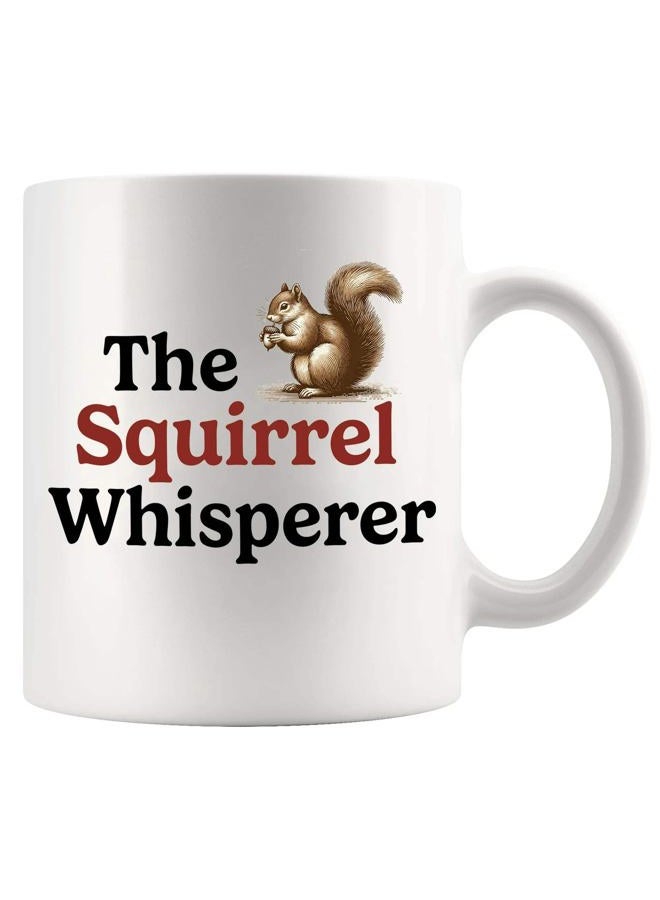 Panvola The Squirrel Whisperer Squirrel Lover Gifts For Women Men Fall Gifts For Wife Girlfriend Sister From Husband Brother Boyfriend Dad Mom Novelty Drinkware Ceramic Coffee Mug 11 oz White - Image 1