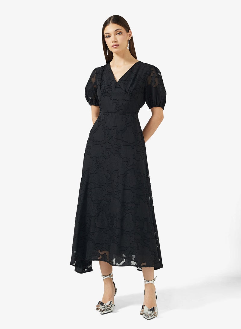 ELLA Puff Sleeve Dress - Image 4