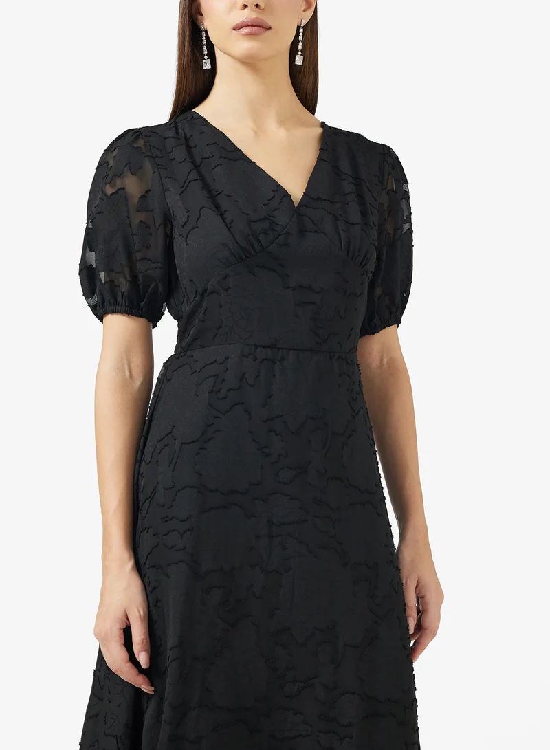 ELLA Puff Sleeve Dress