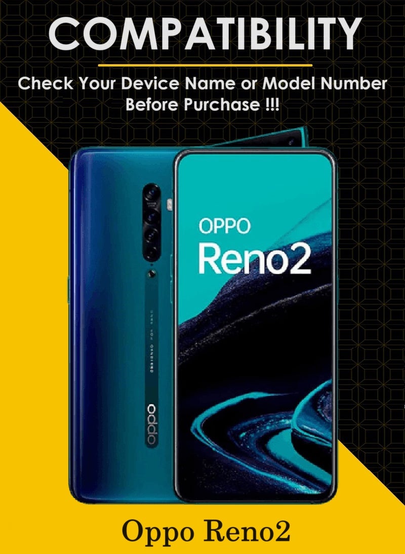 AINA 2 Pieces Tempered Glass Screen Protector 5D Designed For Oppo Reno2 Full Glue Edge to Edge Full Screen Coverage And Bubble Free - Image 3