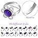 SUMERSHA 16Pcs Mood Rings Adjustable Color Changing Rings for Women Birthday Party Favors Halloween Costume Props - Image 3