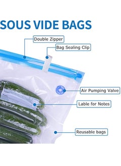 Hihonor Portable Vacuum Sealer Set, Food Vacuum Sealer Machine Rechargeable Handheld Vacuum Sealer for Food with 10 Reusable Bags for Food Storage Cooking  - Image 3
