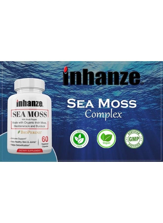 Sea Moss, Organic Irish Moss, Burdock Root & Bladderwrack - High Potency Wildcrafted Seamoss.
