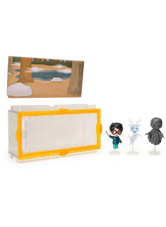 WIZARDING WORLD Harry Potter, Micro Magical Moments Year 3 Figure Set With Harry, Stag Patronus & Dementor, Display Case, Kids Toys For Ages 6+ - Image 2
