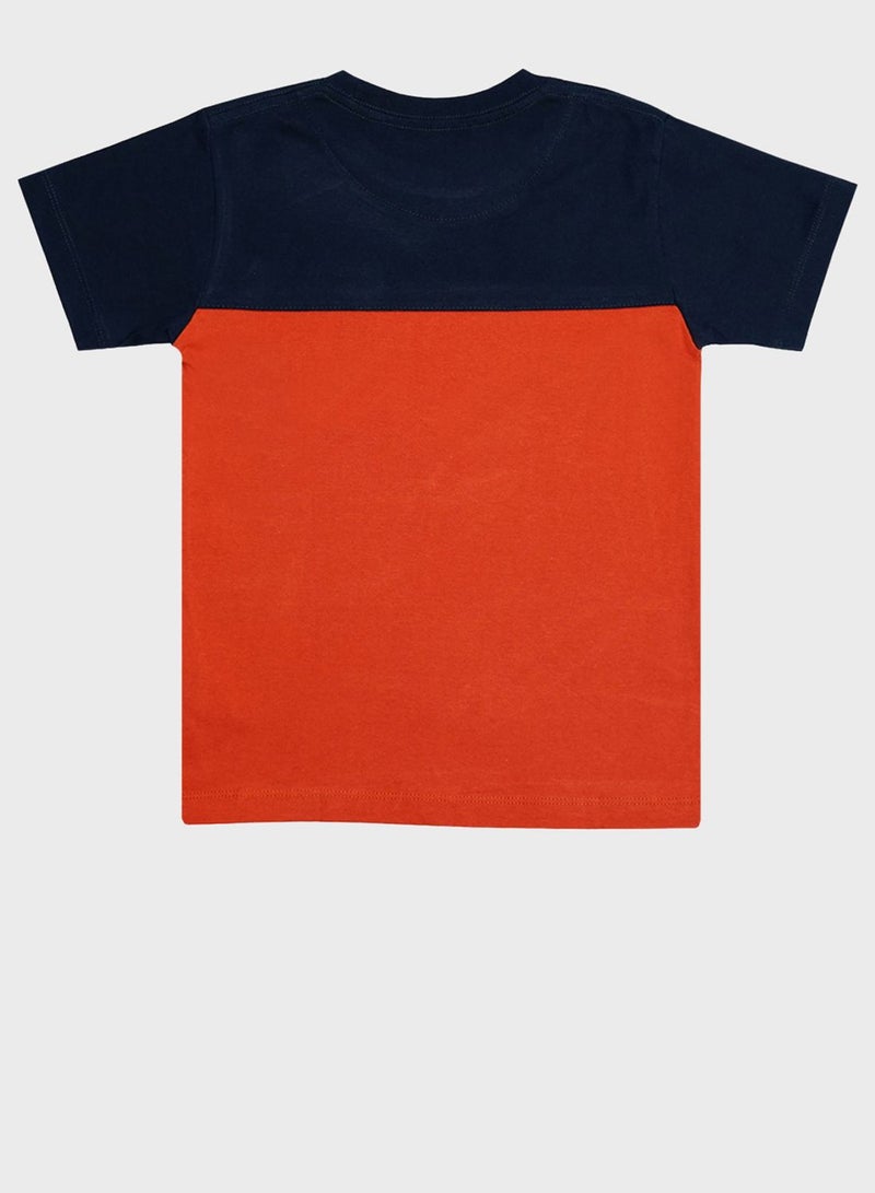 BOLD&KO Kids Color Block T-Shirt - Image 2