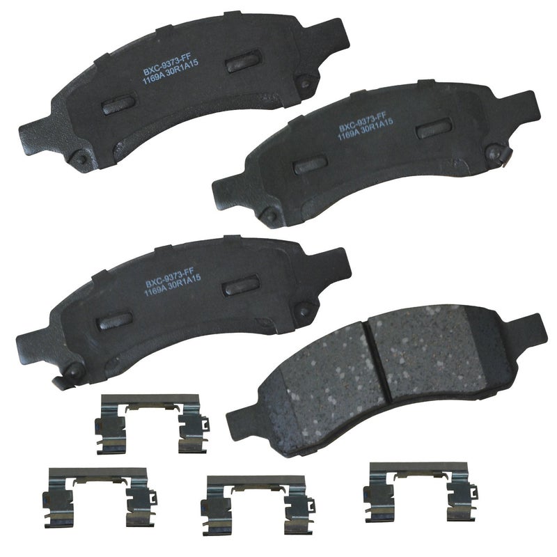 Bendix Premium SBC1169A Ceramic Front Brake Pads for Buick Enclave 20172008 Chevrolet Traverse 20172009 GMC Acadia 20162007 Acadia Limited 2017 Saturn Outlook 20102007