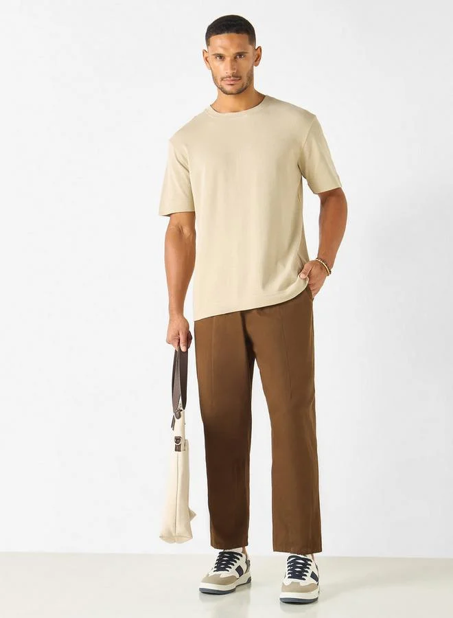 Iconic Iconic Textured Oversized T-shirt