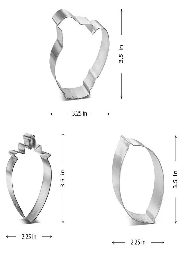 Foose Strawberry Lemon Pitcher Cookie Cutter 3 Pc Set HS0467 - USA - Image 2