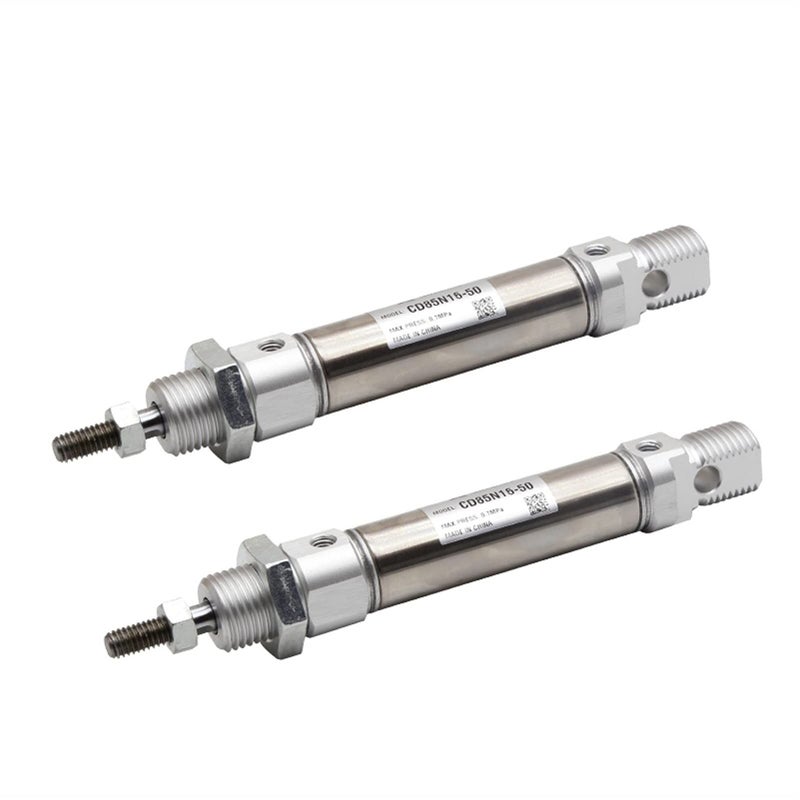 C85N25 Standard Double Acting Air Cylinder Single Rod 25mm Bore 100mm Stroke - Image 4