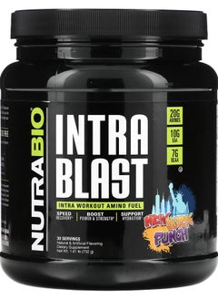 NutraBio Intra Blast Intra Workout Amino Fuel New York Punch 1.61 lb (732 g) 