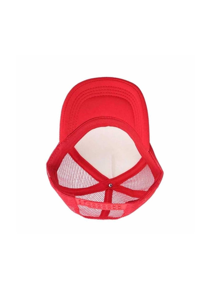 UAE Celebrating National Day 5 panel truckers cap in polyester with adjustment plastic snap closure | Mesh Baseball Cap|Outdoor Fishing Hat | for Men and Women  - Image 4