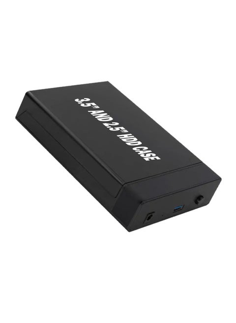 USB2.0 Plastic Shell Hard Disk Box USB3.0 Plastic Shell Hard Disk Box USB3.1 Plastic Shell Hard Disk Box-Color:Black