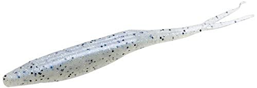 Zoom Bait Salty Super Fluke Bait-Pack of 10 (Blue/Pearl Hologram, 5-Inch) - Image 5