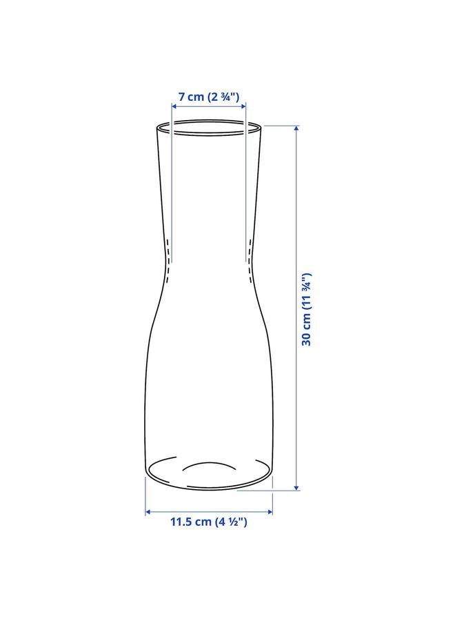 erorex Vase, clear glass, 30 cm - Image 5