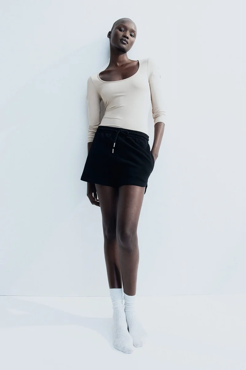 H&M High Waist Sweat Shorts