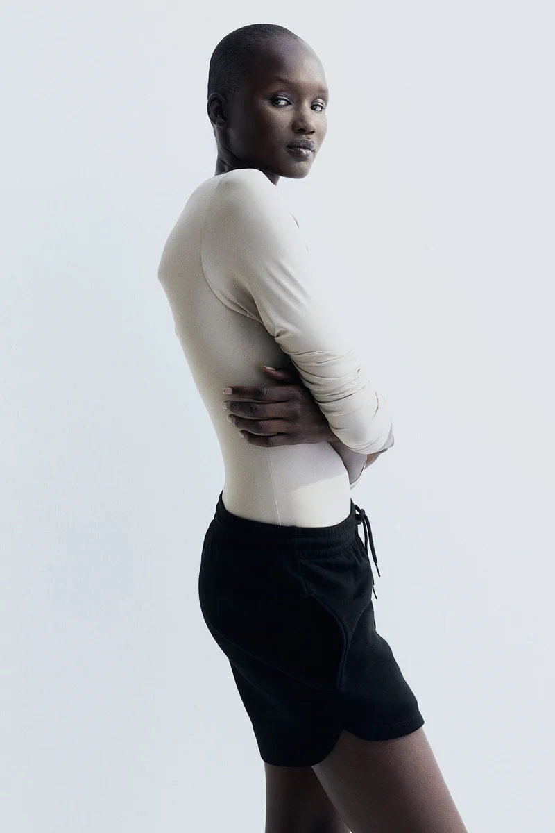 H&M High Waist Sweat Shorts