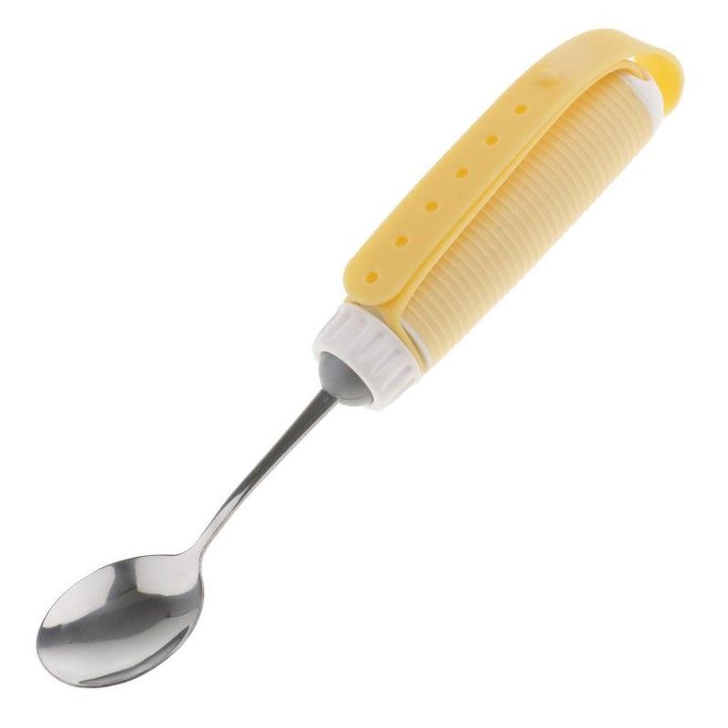 Rotating Spoon With Strap Eating Aid Utensil For Elderly And Disabled - Image 2