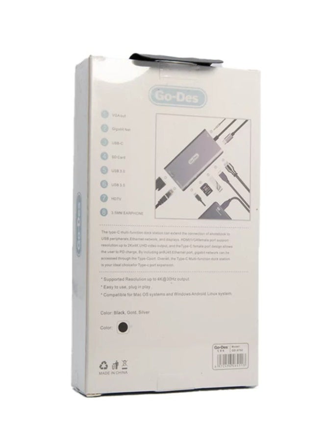 ELTRAZONE USB-C Hub Adapter GD-8792 – 4-in-1 Multiport Adapter with HDMI, USB 3.0, and Power Delivery for Laptops and Tablets  - Image 4