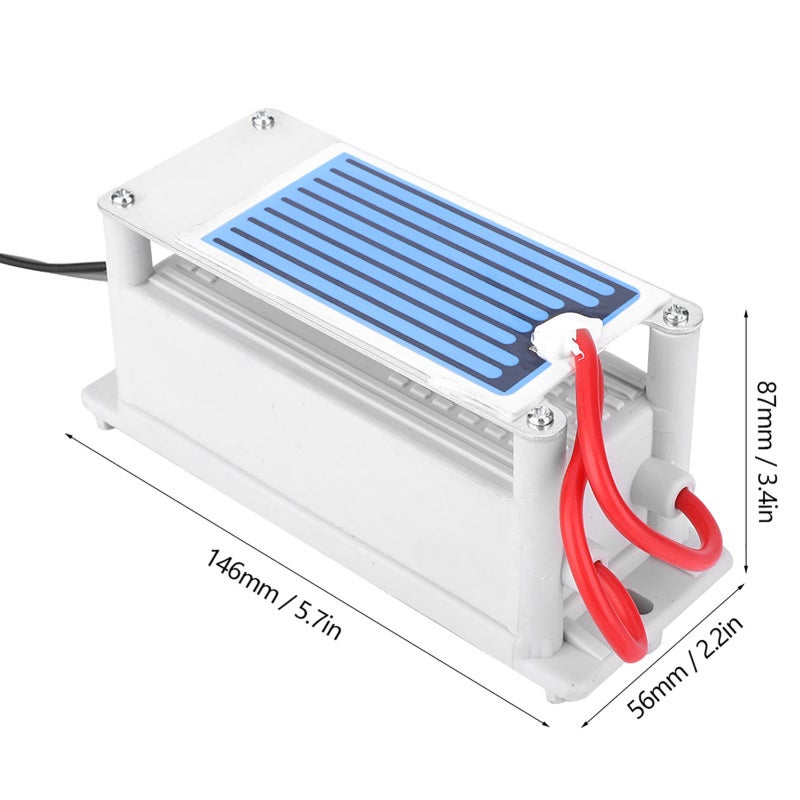 Ozone Generator: Portable Device With Thickened Radiator, Low Power Consumption - Cigar Lighter Plug Air Purifier for Household, Car, Professional DIY Applications - Image 1