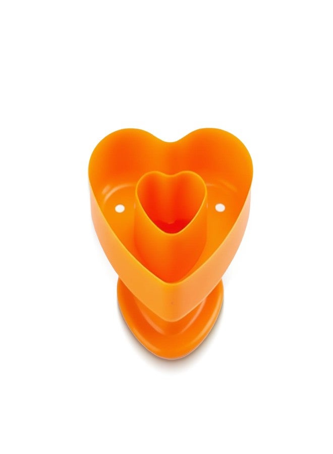 HS WORLD OF HORECA ESSENTIALS HS Donut Cutter Plastic Bakeware Mould, Cake Tools, Cake Decoration Muffin Cupcake Moulds(Heart) Shape - Image 1