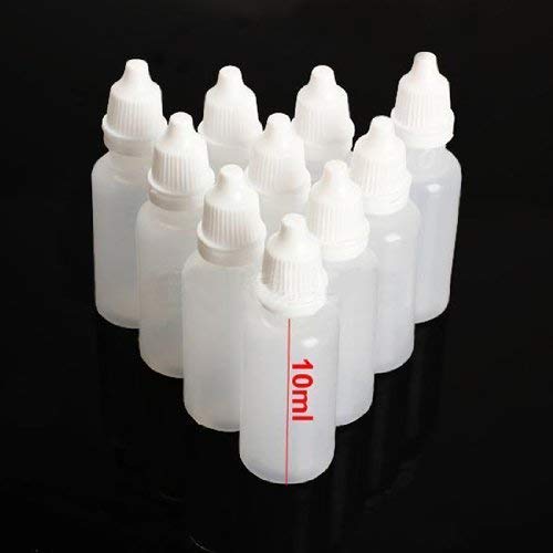 pmw - 100 Pieces 10 ML - Empty Plastic Squeezable Dropper Bottles Eye Liquid Dropping Bottles - Image 2