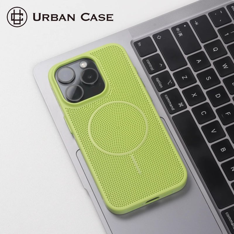 MagSafe iPhone 15 Pro Max Drop Protection PC Case for iPhone 15 15 Plus 15 Pro 15 Pro Max and Heat Dissipation and Scratch Resistant in Orange - Image 3