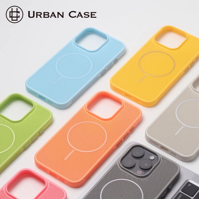 MagSafe iPhone 15 Pro Max Drop Protection PC Case for iPhone 15 15 Plus 15 Pro 15 Pro Max and Heat Dissipation and Scratch Resistant in Orange - Image 2