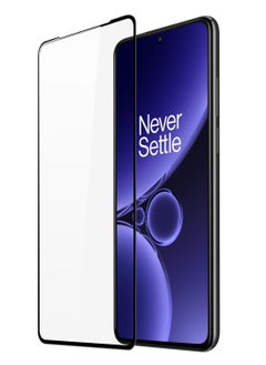 DUX DUCIS 9D Tempered Glass Screen Protector, Designed for OnePlus Nord CE3/OPPO K11, Medium Alumina Glass Film Full Glue HD Clear Phone Screen Protector - Black