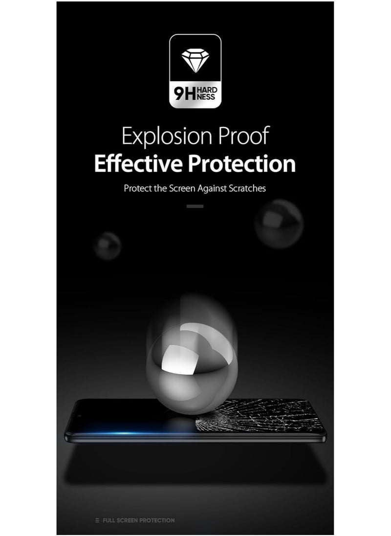 DUX DUCIS - DUX DUCIS 9D Tempered Glass Screen Protector, Designed for OnePlus Nord CE3/OPPO K11, Medium Alumina Glass Film Full Glue HD Clear Phone Screen Protector - Black - Image 1