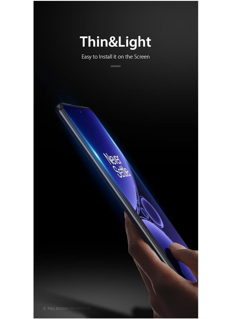 DUX DUCIS - DUX DUCIS 9D Tempered Glass Screen Protector, Designed for OnePlus Nord CE3/OPPO K11, Medium Alumina Glass Film Full Glue HD Clear Phone Screen Protector - Black - Image 1