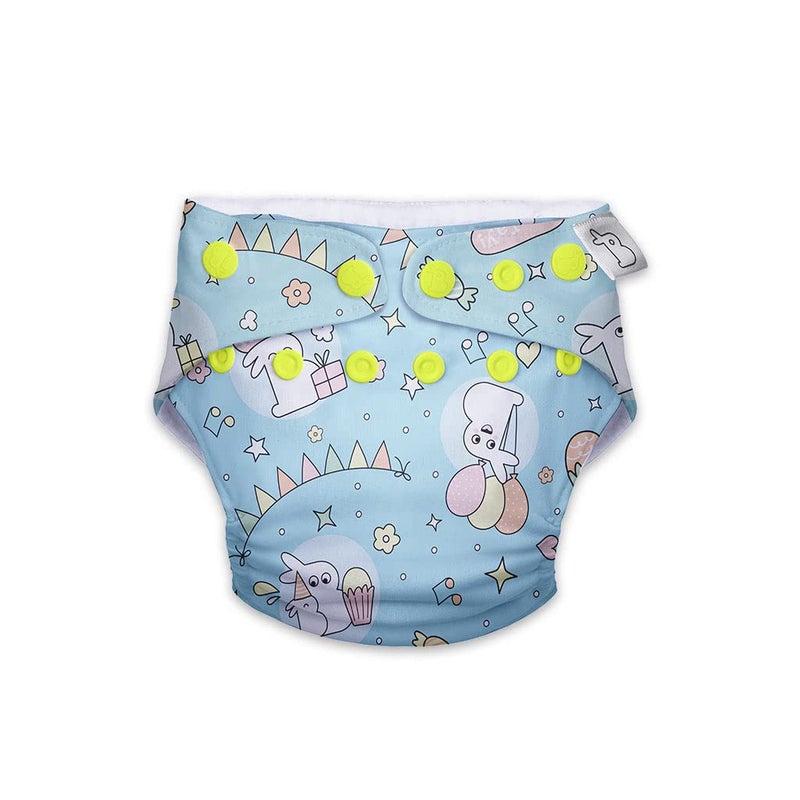 SuperBottoms Swimming Diapers for Babies & Toddlers - Reusable & Adjustable Swim Diapers - Washable Cloth Diapers - Skin Friendly Fabric - Easy to Clean - Fits 3M - 3Y - Image 1