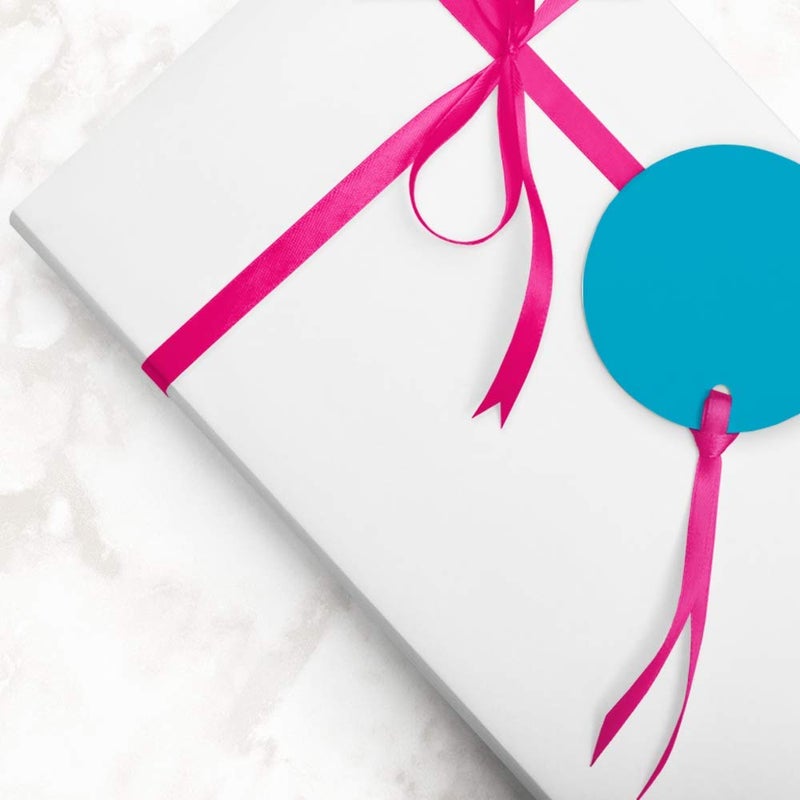 جام بايبر Gift Wrap - Glossy Wrapping Paper - 25 Sq Ft (30 in x 10 Ft) - White - Roll Sold Individually - Image 4